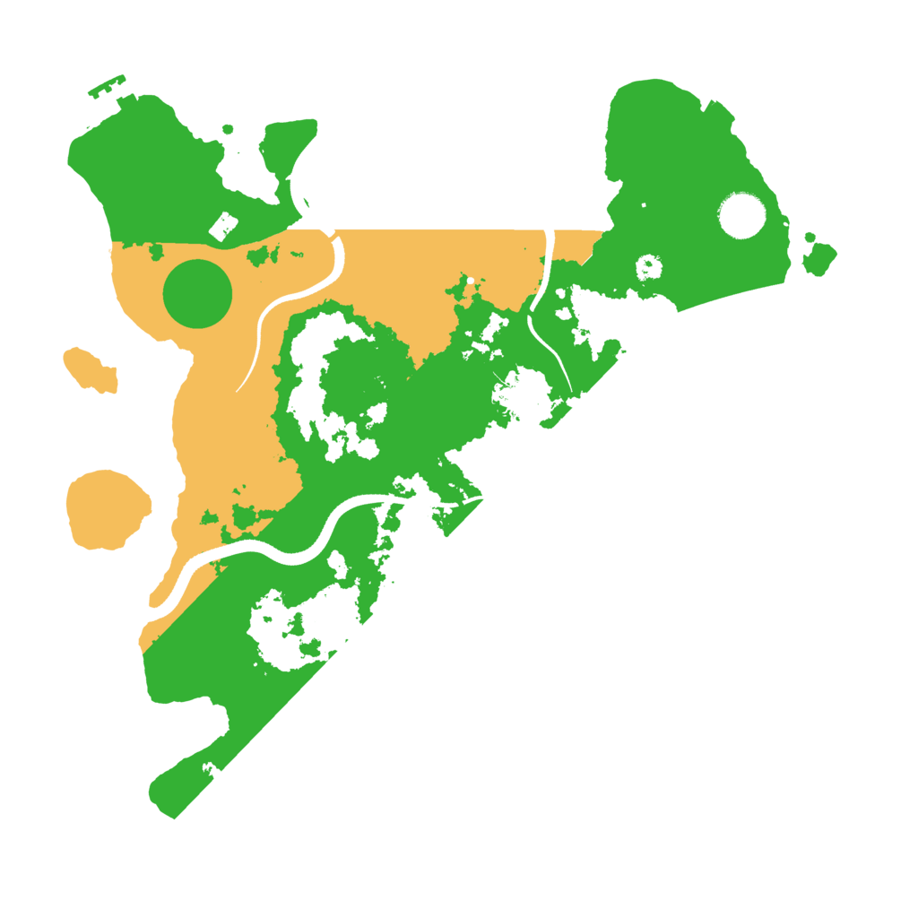 Biome Rust Map: Procedural Map, Size: 3500, Seed: 57250540