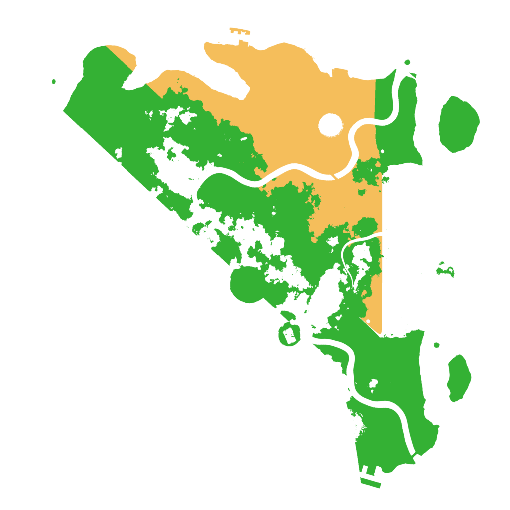 Biome Rust Map: Procedural Map, Size: 3750, Seed: 321412419