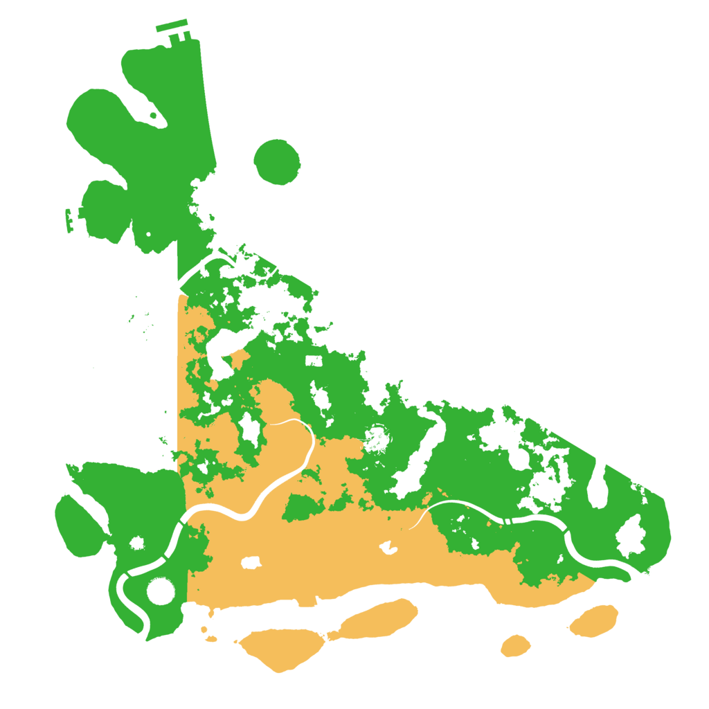 Biome Rust Map: Procedural Map, Size: 4500, Seed: 15314595