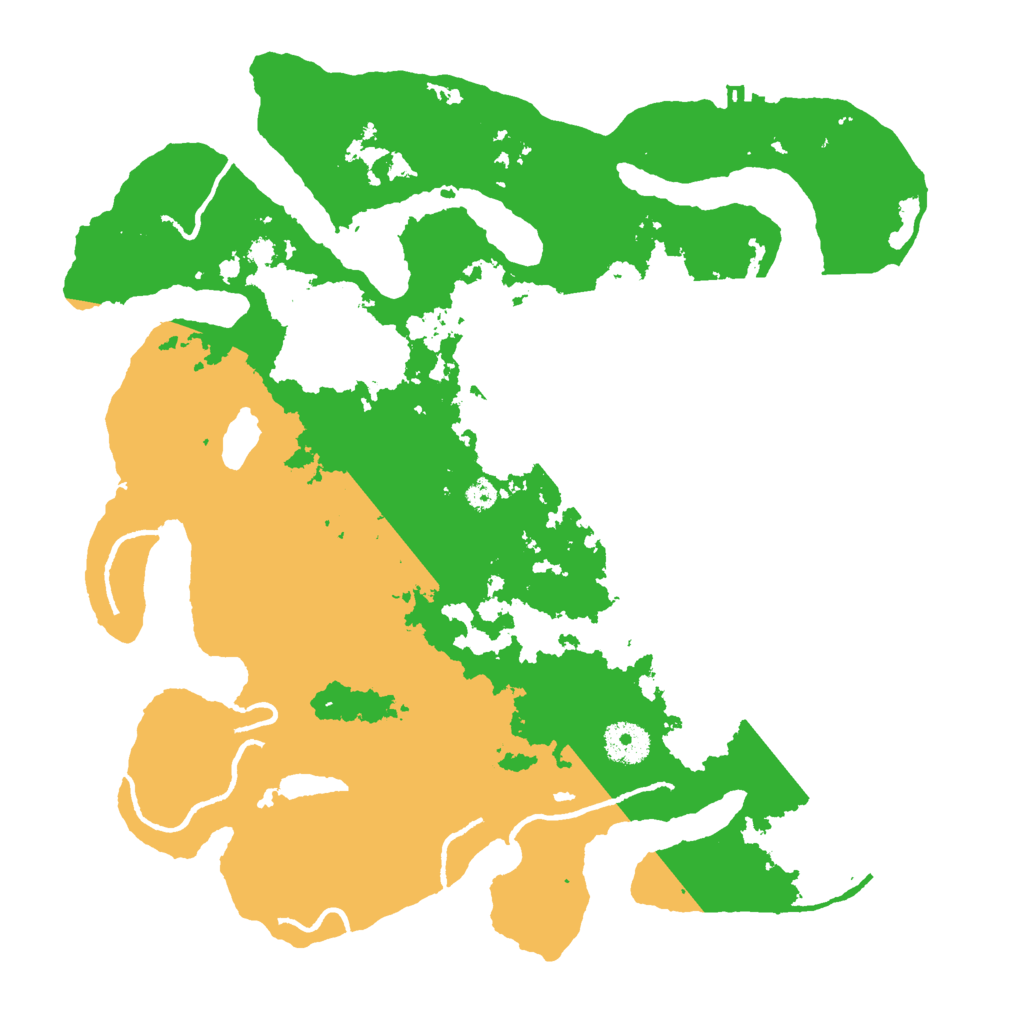 Biome Rust Map: Procedural Map, Size: 3500, Seed: 965969479