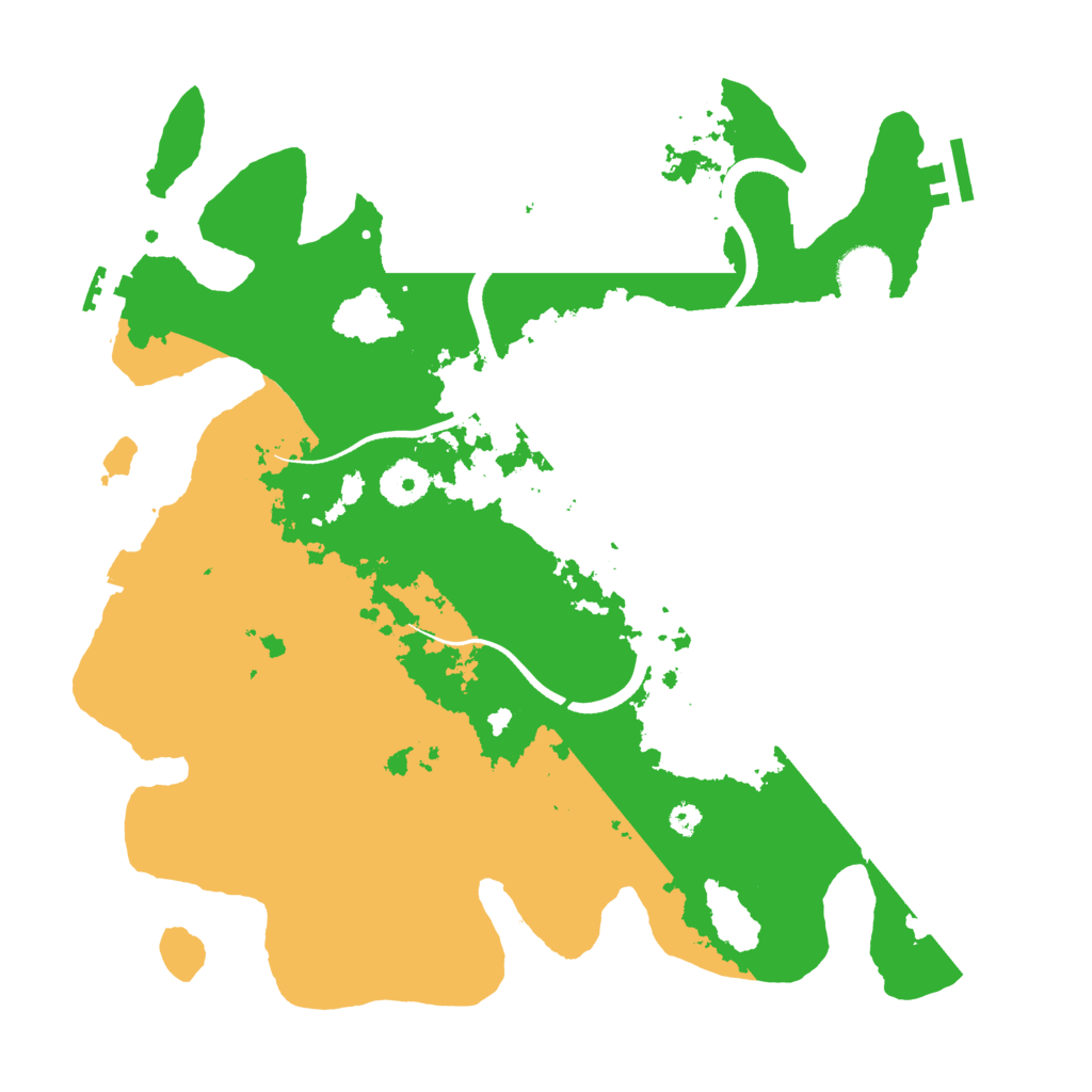 Biome Rust Map: Procedural Map, Size: 3500, Seed: 965969479