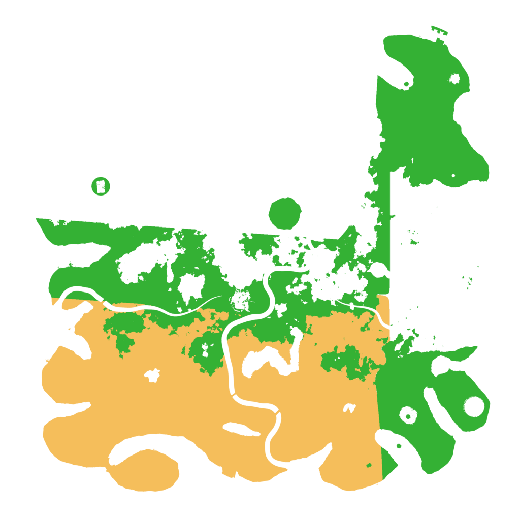 Biome Rust Map: Procedural Map, Size: 4500, Seed: 15201856