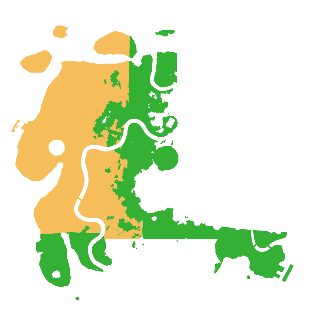 Biome Rust Map: Procedural Map, Size: 3500, Seed: 873832