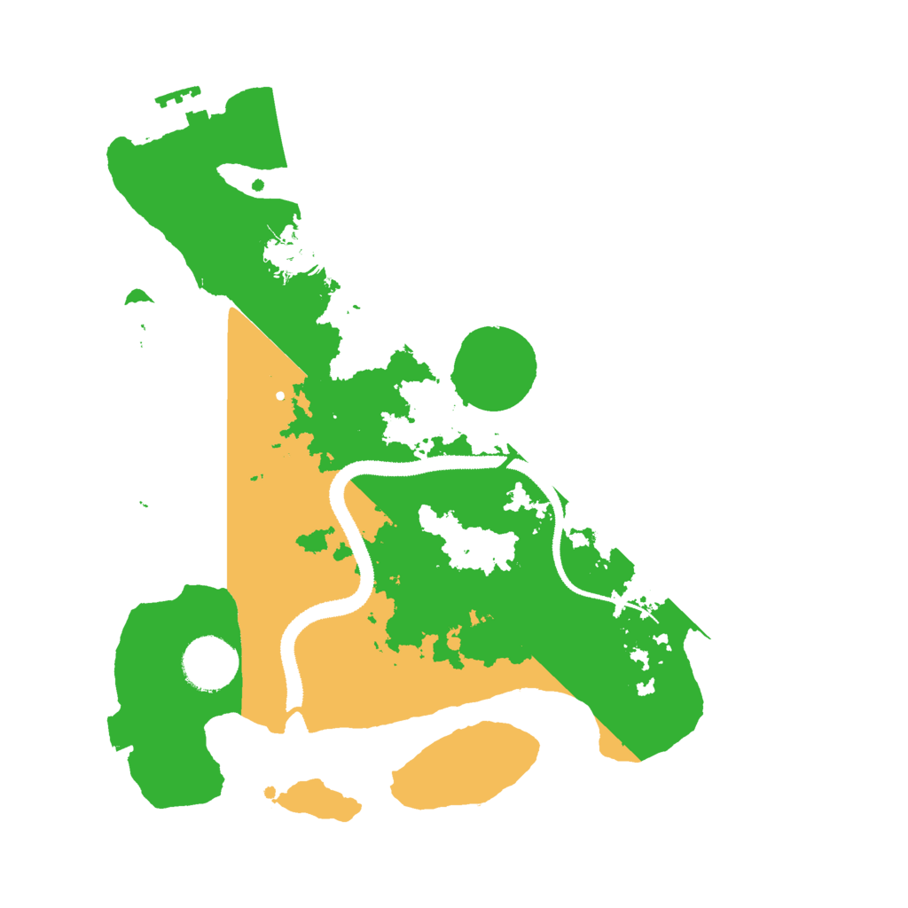 Biome Rust Map: Procedural Map, Size: 3000, Seed: 645897