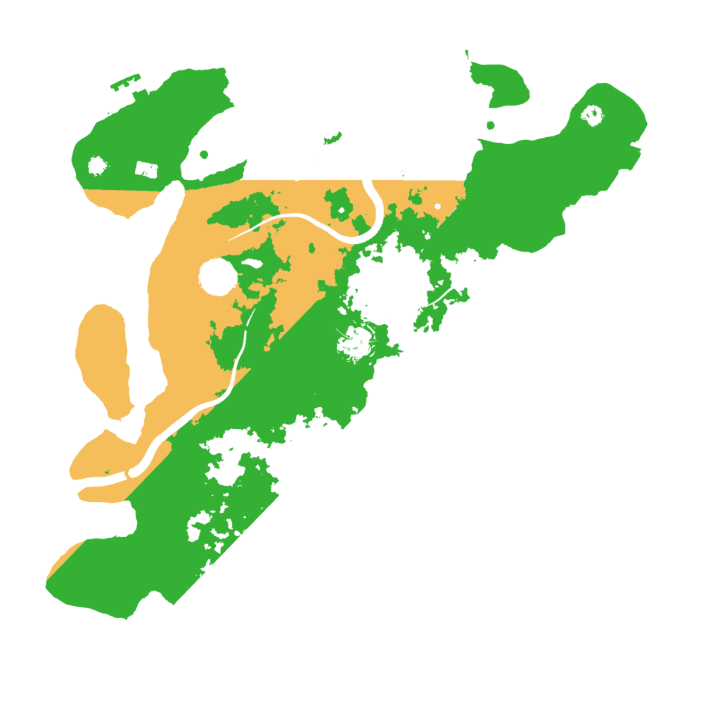 Biome Rust Map: Procedural Map, Size: 3500, Seed: 362914