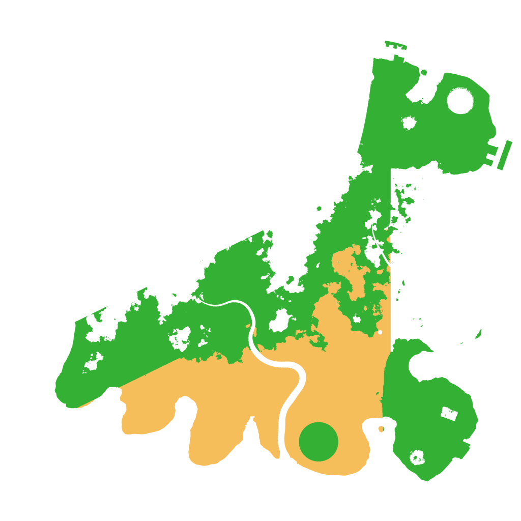 Biome Rust Map: Procedural Map, Size: 3500, Seed: 2747738