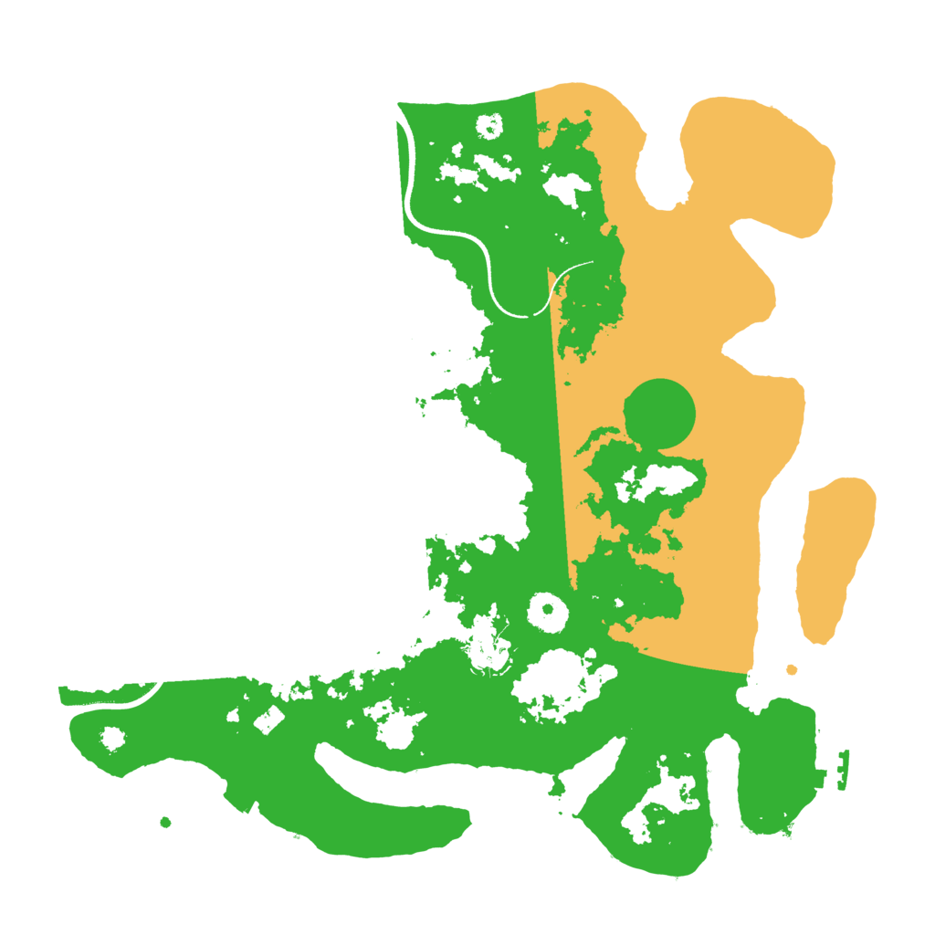 Biome Rust Map: Procedural Map, Size: 3500, Seed: 212609