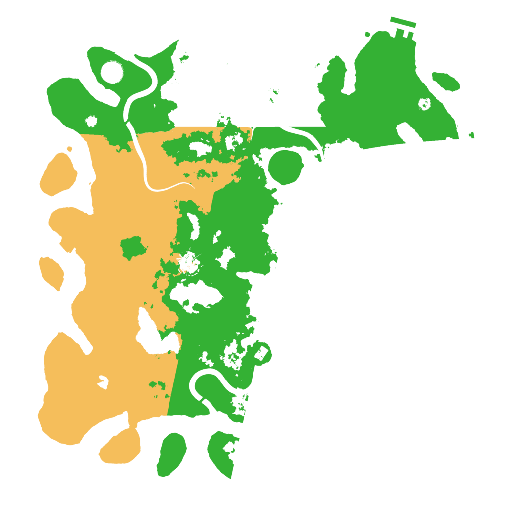 Biome Rust Map: Procedural Map, Size: 4000, Seed: 351360