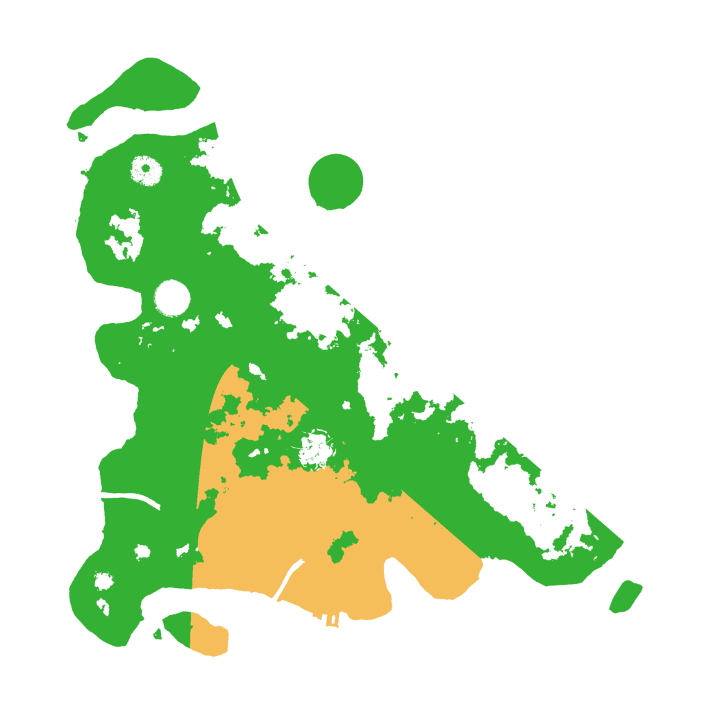 Biome Rust Map: Procedural Map, Size: 3500, Seed: 360155773