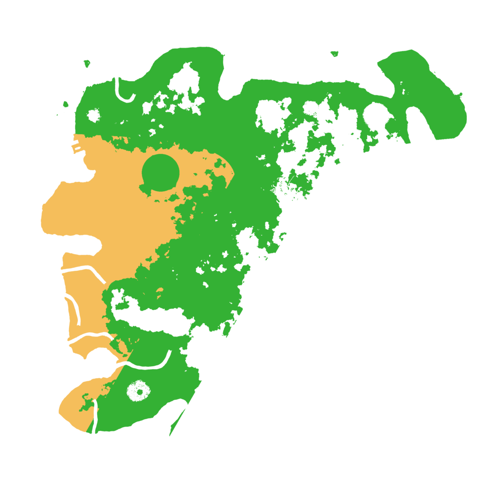 Biome Rust Map: Procedural Map, Size: 3500, Seed: 1339414378