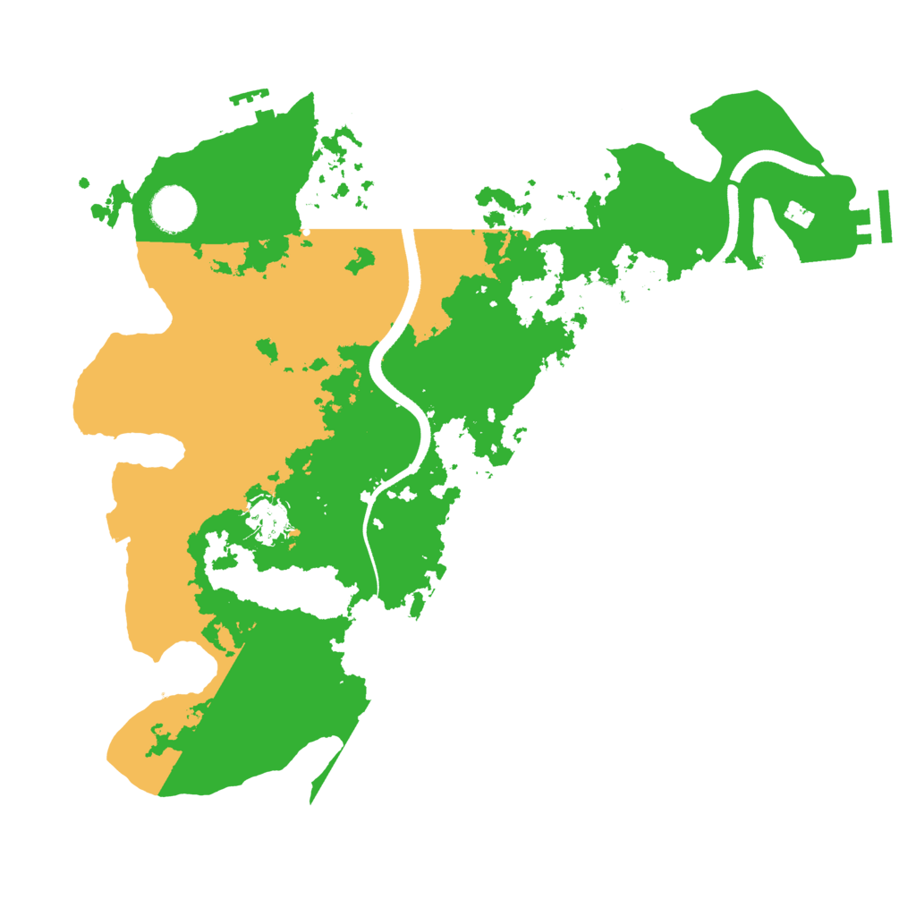 Biome Rust Map: Procedural Map, Size: 3500, Seed: 1339414378