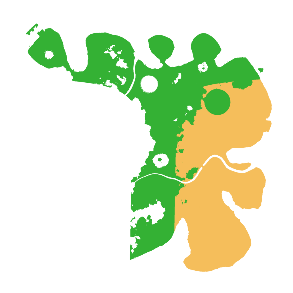 Biome Rust Map: Procedural Map, Size: 3000, Seed: 1542499381