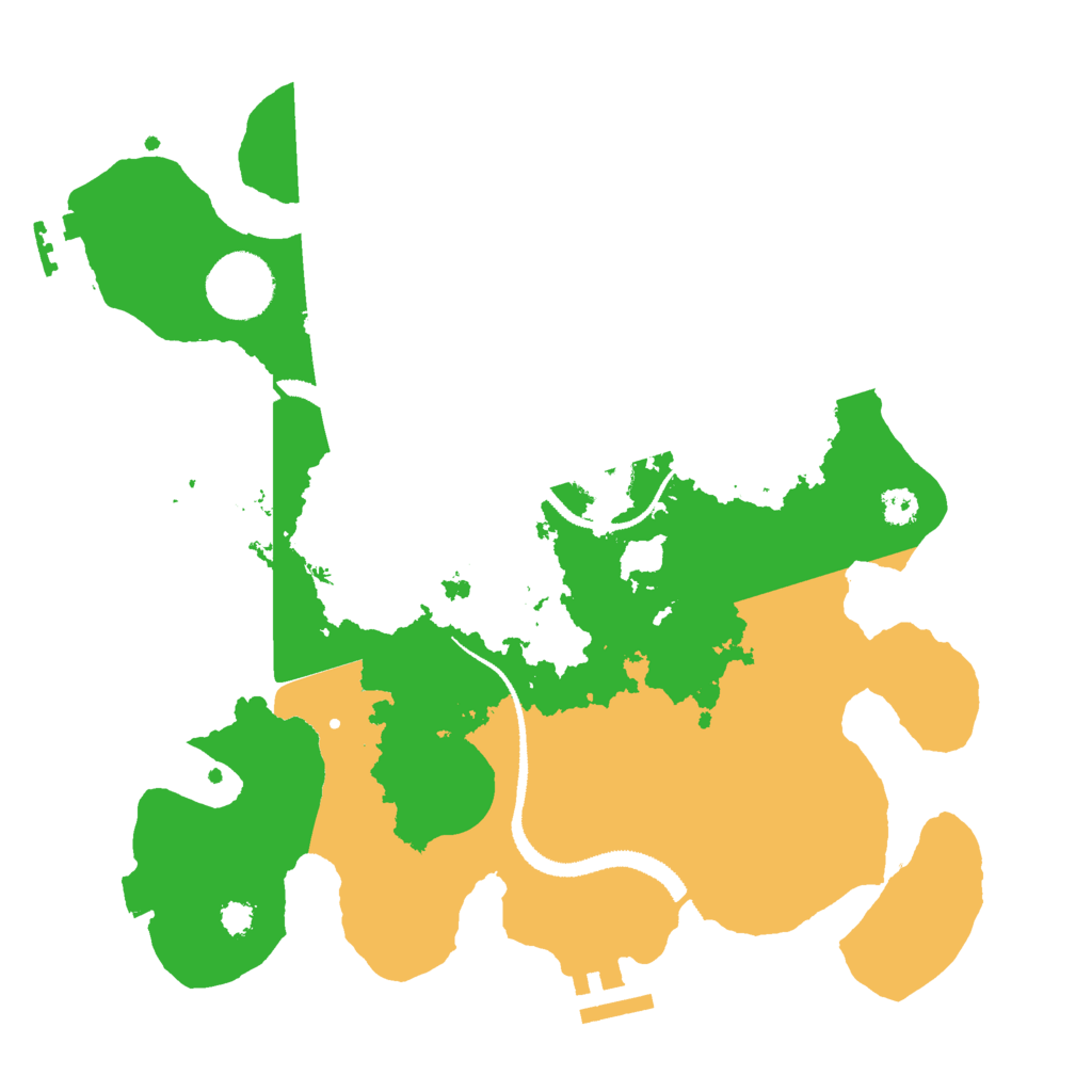 Biome Rust Map: Procedural Map, Size: 3000, Seed: 1941110212