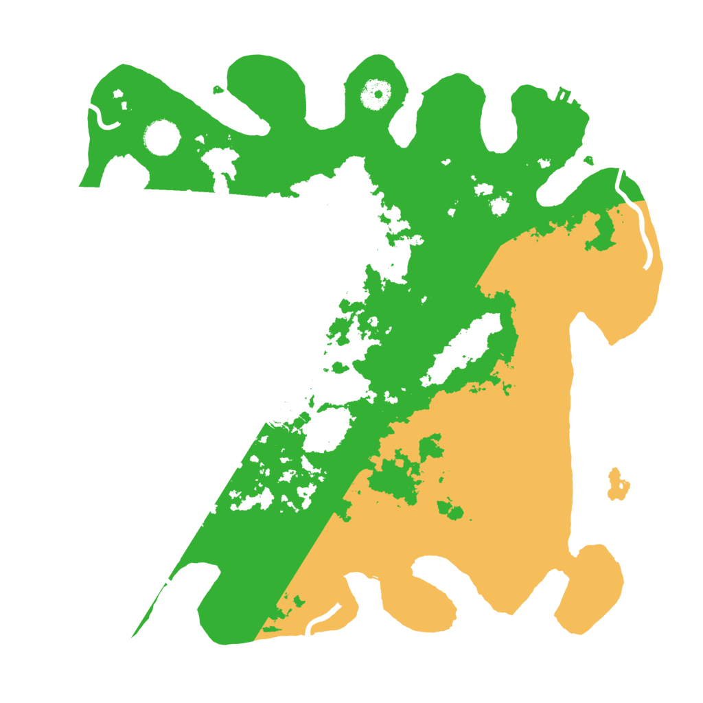 Biome Rust Map: Procedural Map, Size: 3500, Seed: 1768386309