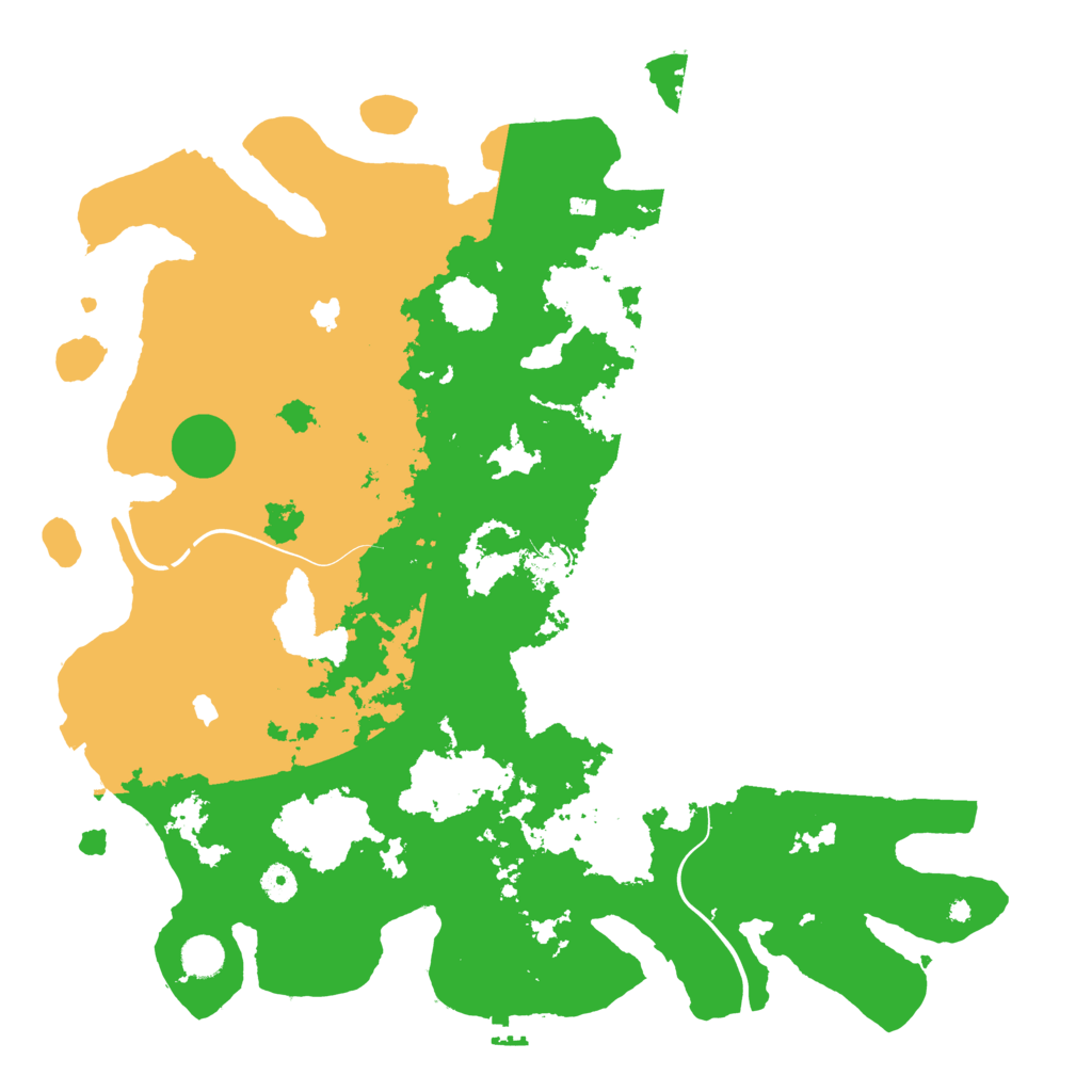 Biome Rust Map: Procedural Map, Size: 4500, Seed: 6523