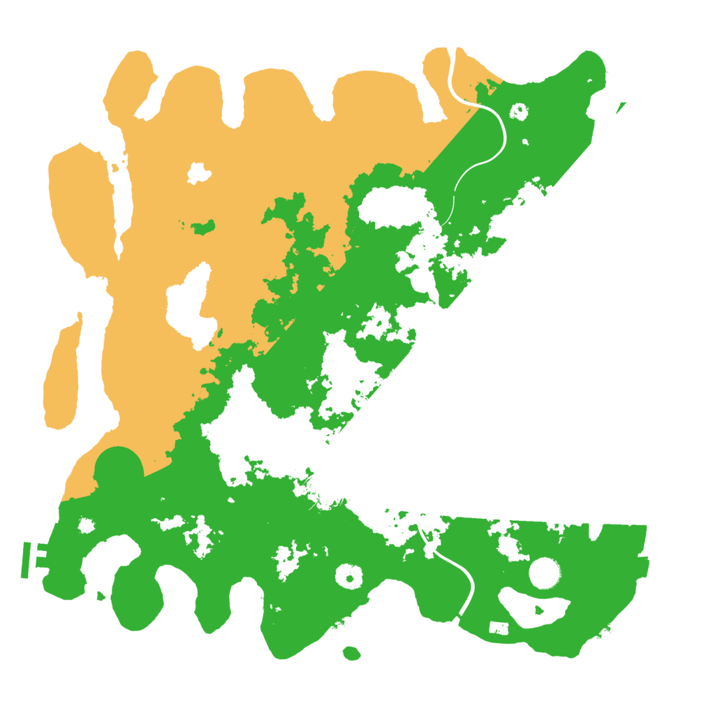 Biome Rust Map: Procedural Map, Size: 4000, Seed: 124432186