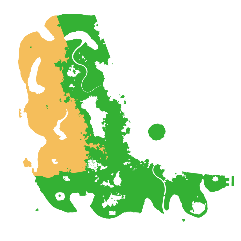 Biome Rust Map: Procedural Map, Size: 4000, Seed: 123406010