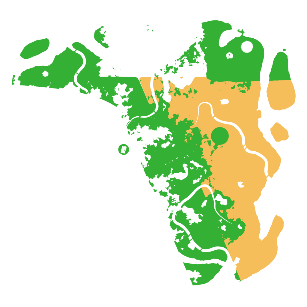 Biome Rust Map: Procedural Map, Size: 4600, Seed: 156890