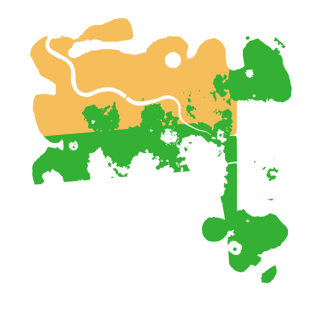 Biome Rust Map: Procedural Map, Size: 3500, Seed: 472456