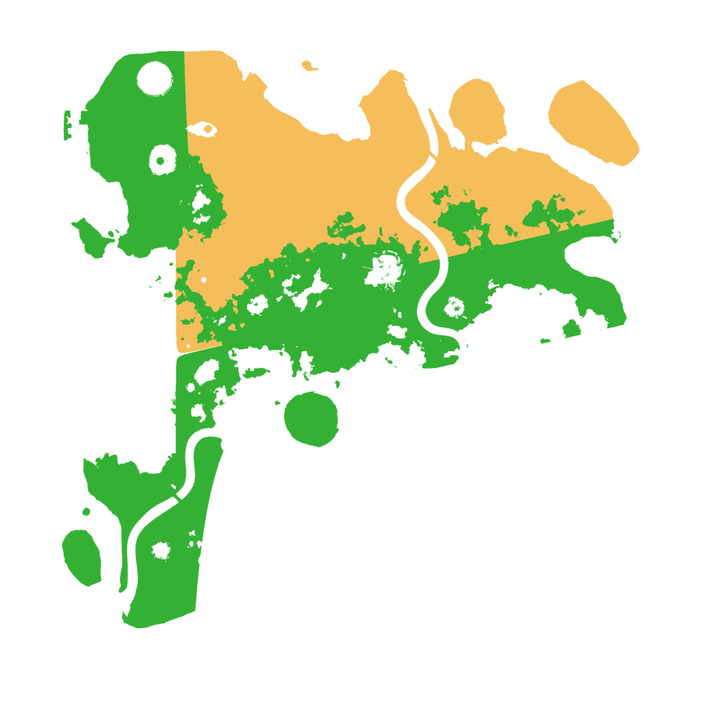 Biome Rust Map: Procedural Map, Size: 3600, Seed: 231658