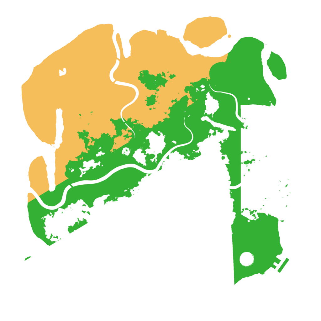 Biome Rust Map: Procedural Map, Size: 4000, Seed: 32234566