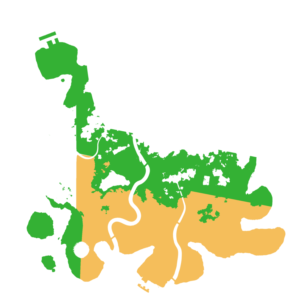 Biome Rust Map: Procedural Map, Size: 3500, Seed: 589999901