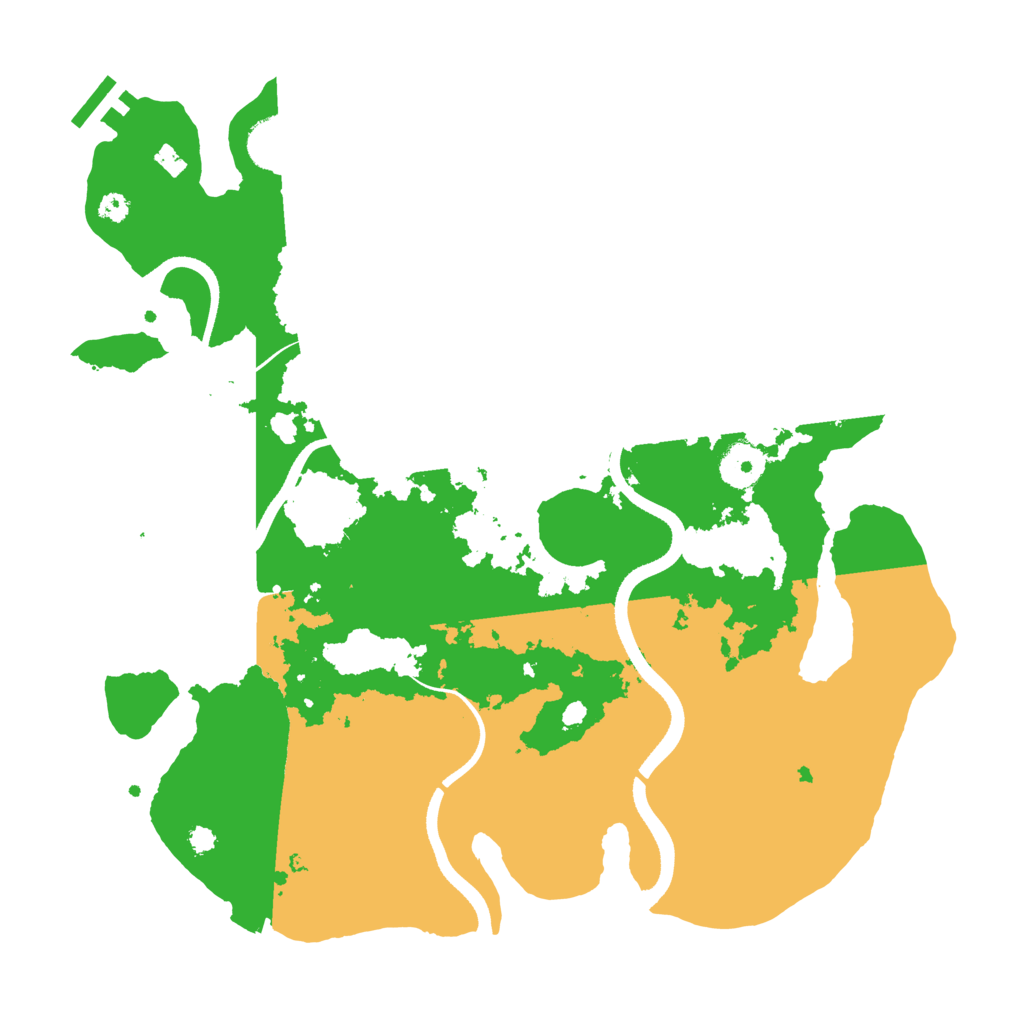 Biome Rust Map: Procedural Map, Size: 3500, Seed: 913020