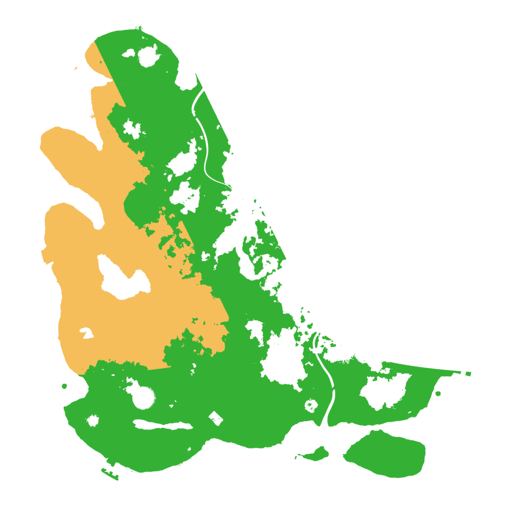 Biome Rust Map: Procedural Map, Size: 4000, Seed: 1411111166