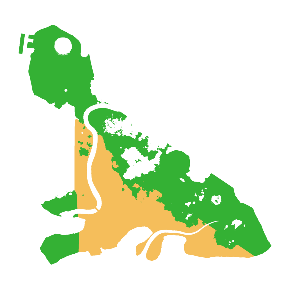 Biome Rust Map: Procedural Map, Size: 3000, Seed: 2417475