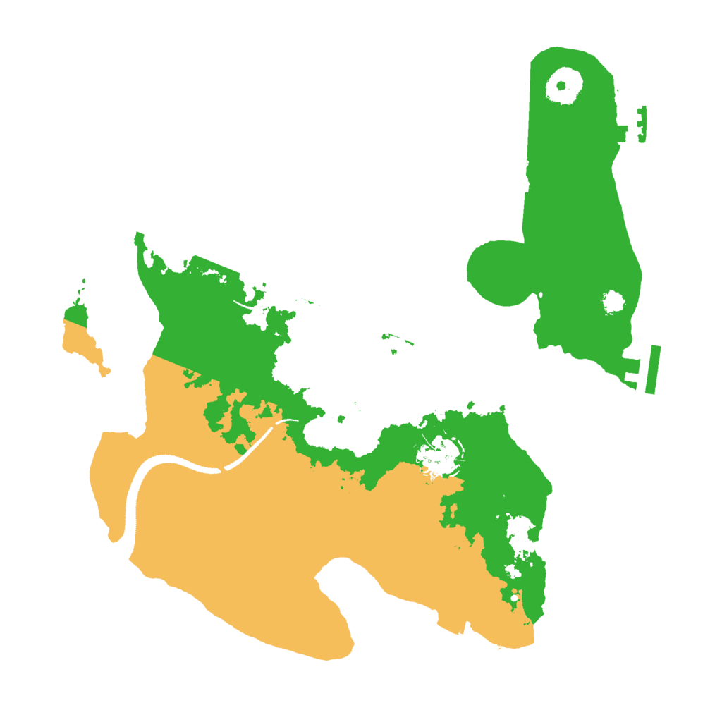 Biome Rust Map: Procedural Map, Size: 3000, Seed: 2417485