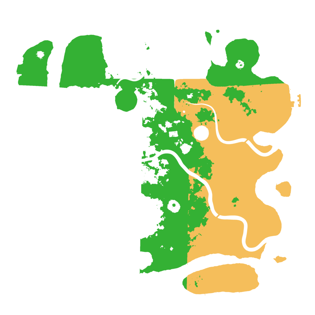 Biome Rust Map: Procedural Map, Size: 3800, Seed: 8282866