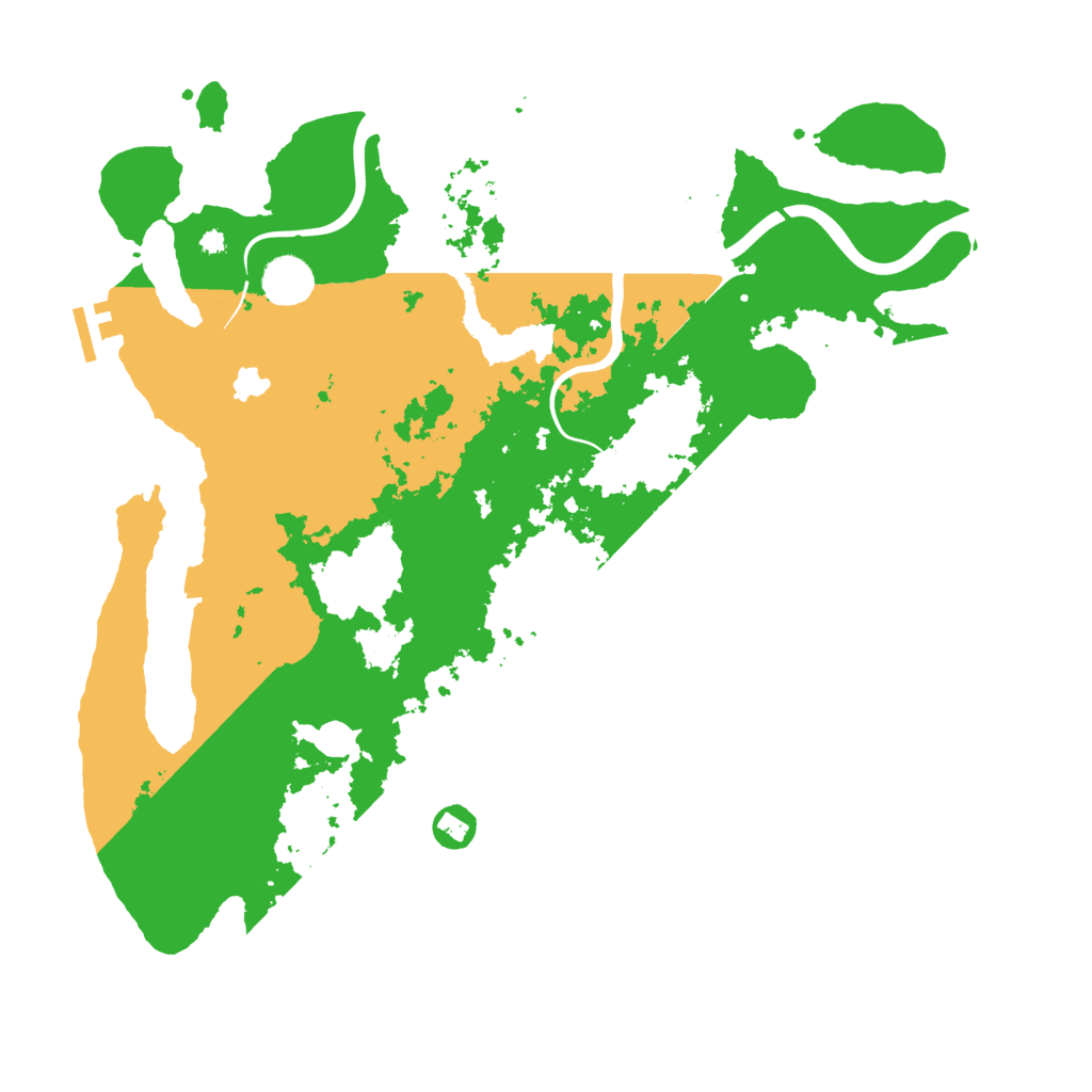 Biome Rust Map: Procedural Map, Size: 4000, Seed: 58438486