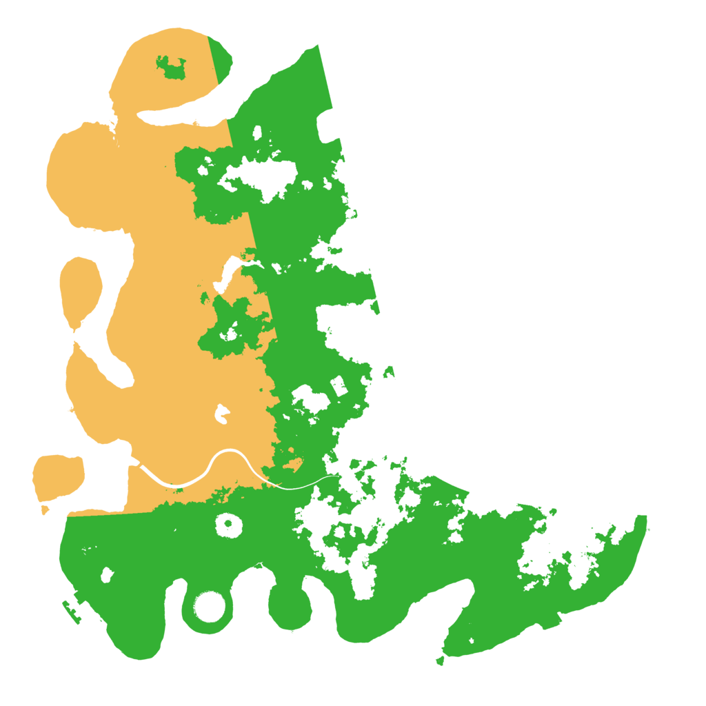 Biome Rust Map: Procedural Map, Size: 4000, Seed: 4364