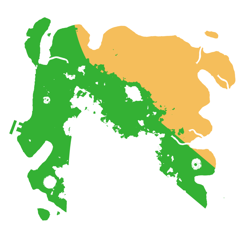 Biome Rust Map: Procedural Map, Size: 3500, Seed: 488979