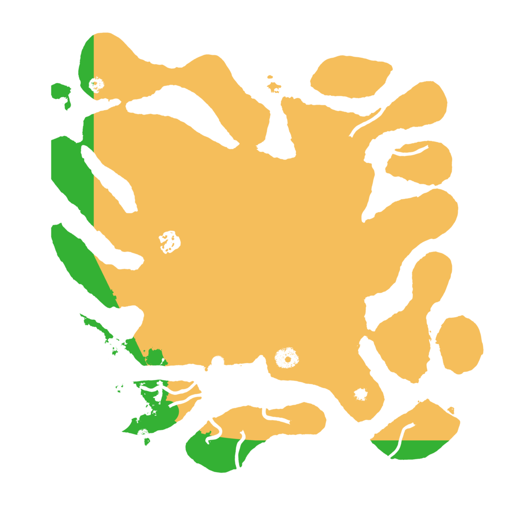 Biome Rust Map: Procedural Map, Size: 3500, Seed: 95535462