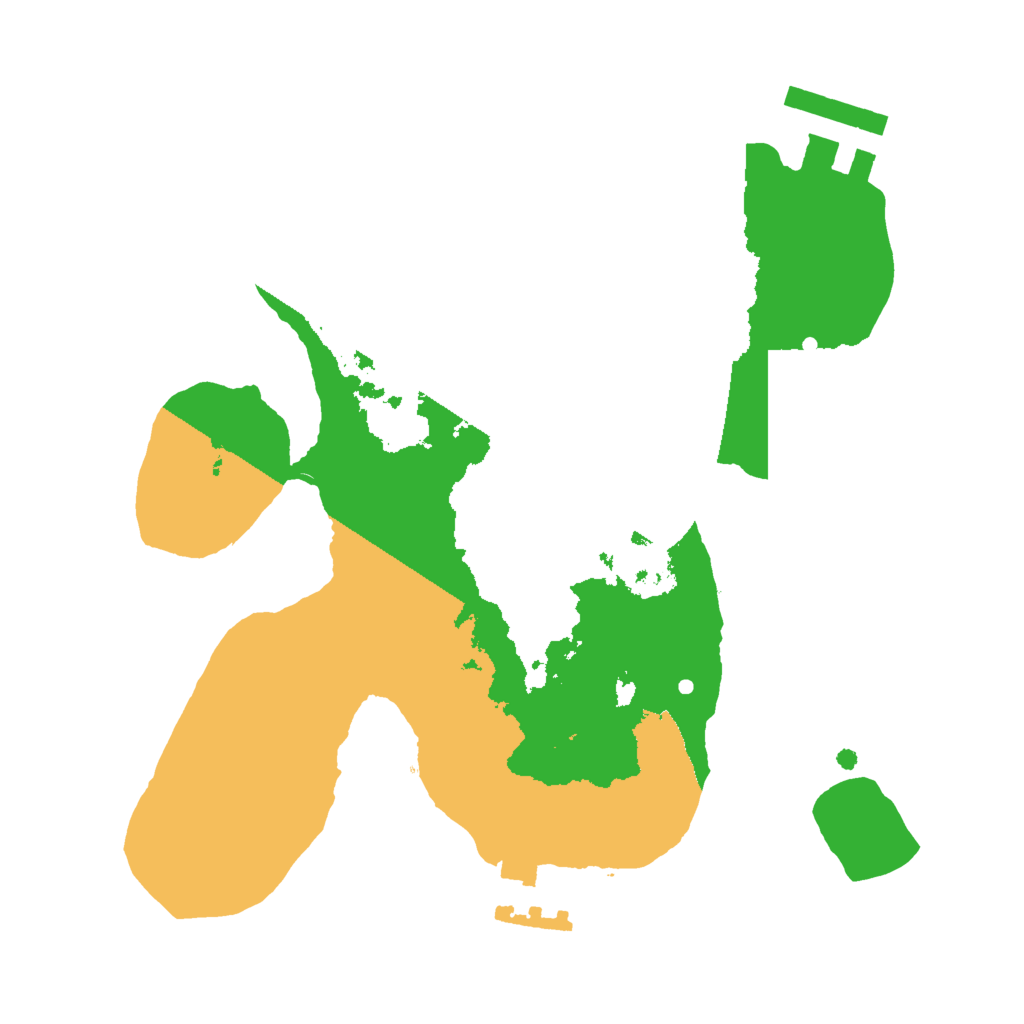 Biome Rust Map: Procedural Map, Size: 2000, Seed: 27486274