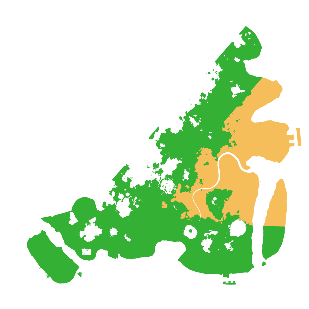 Biome Rust Map: Procedural Map, Size: 3500, Seed: 9949391