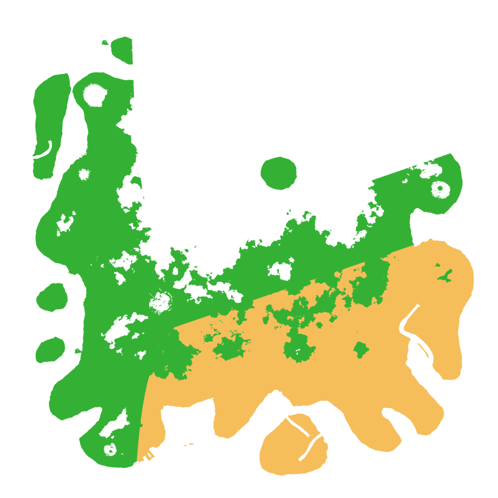 Biome Rust Map: Procedural Map, Size: 4096, Seed: 188295316