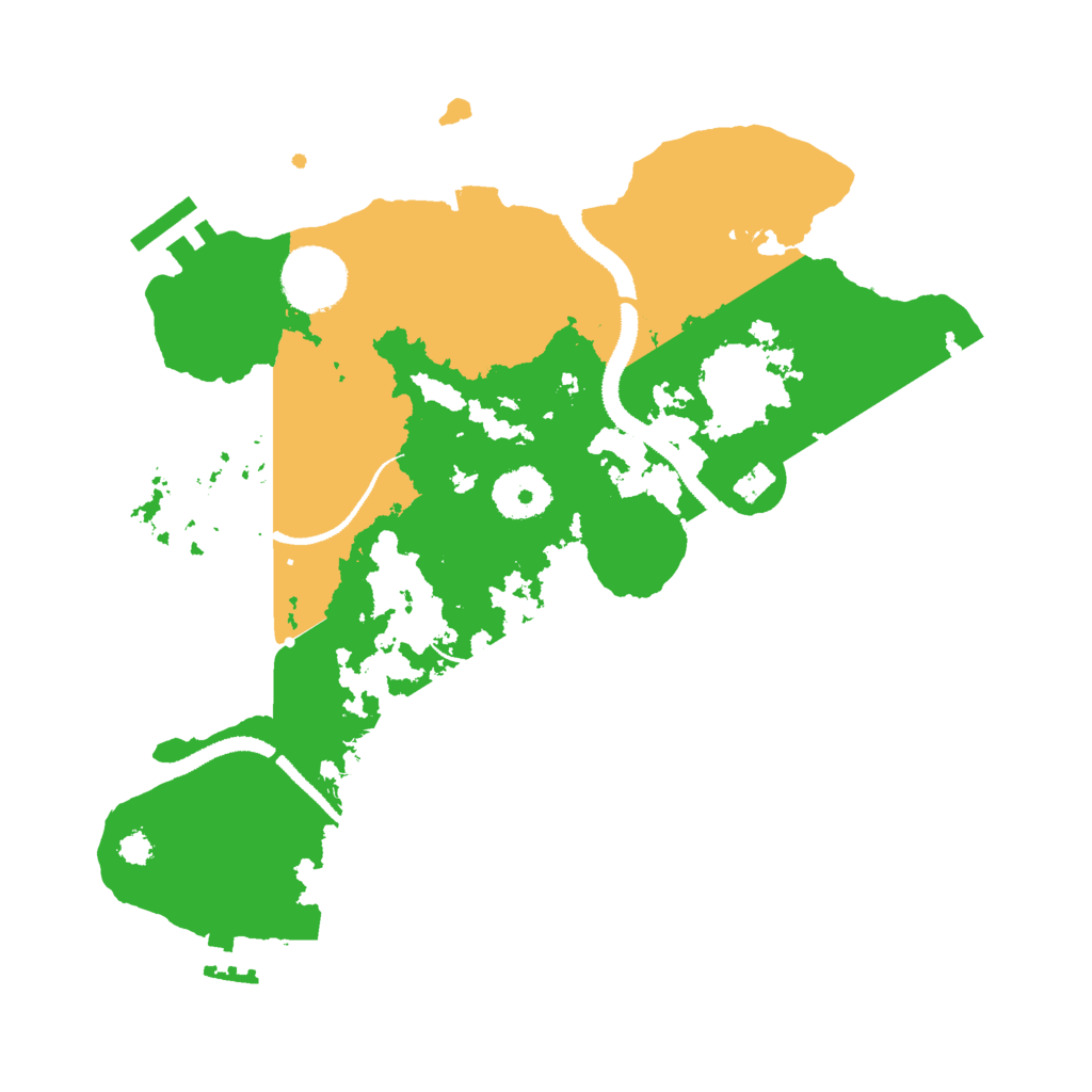 Biome Rust Map: Procedural Map, Size: 3000, Seed: 2413455