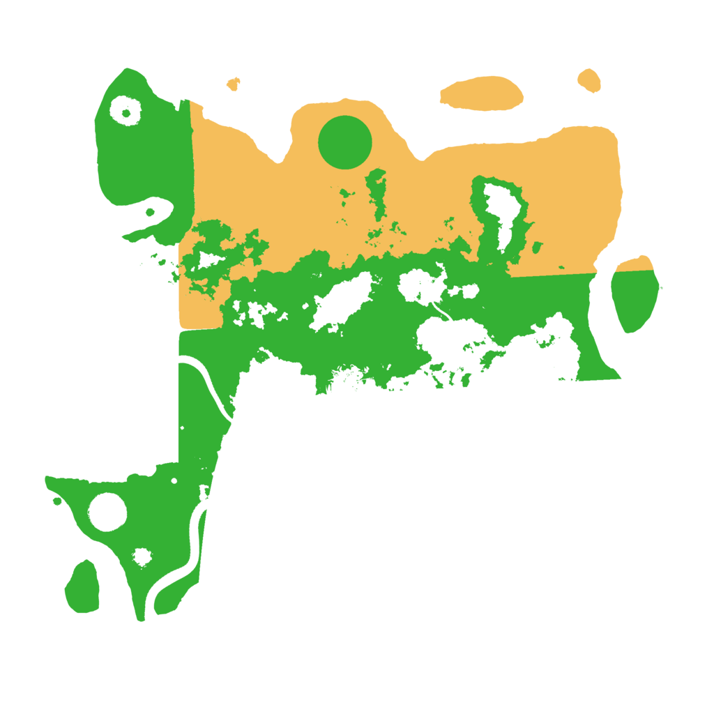 Biome Rust Map: Procedural Map, Size: 3500, Seed: 754099