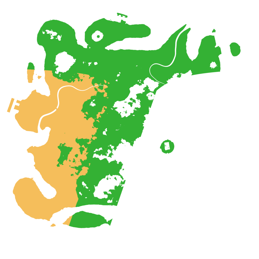 Biome Rust Map: Procedural Map, Size: 3600, Seed: 331060570