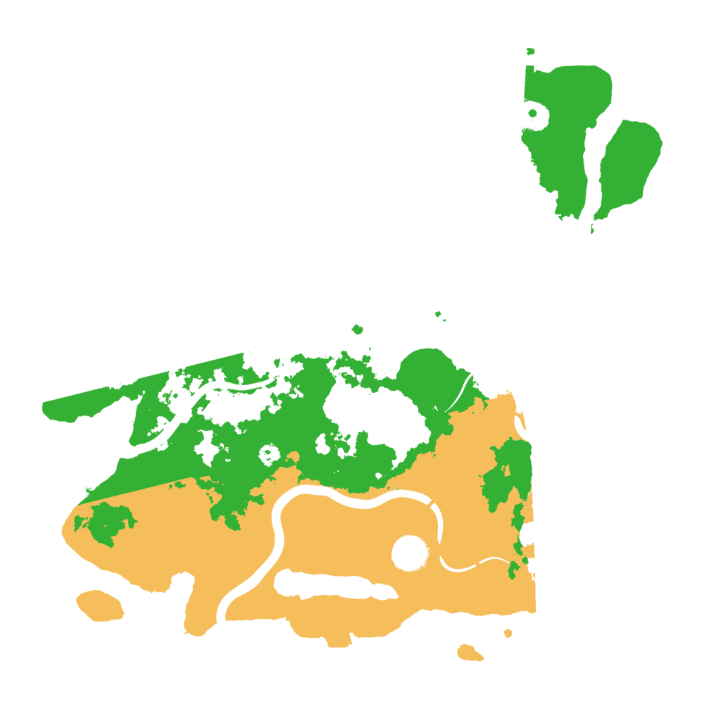 Biome Rust Map: Procedural Map, Size: 3500, Seed: 326108
