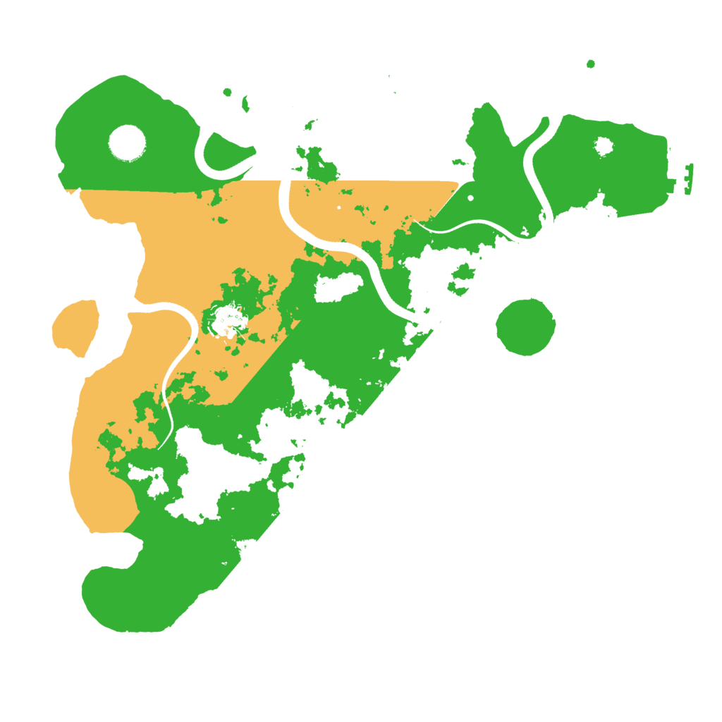 Biome Rust Map: Procedural Map, Size: 3500, Seed: 867114