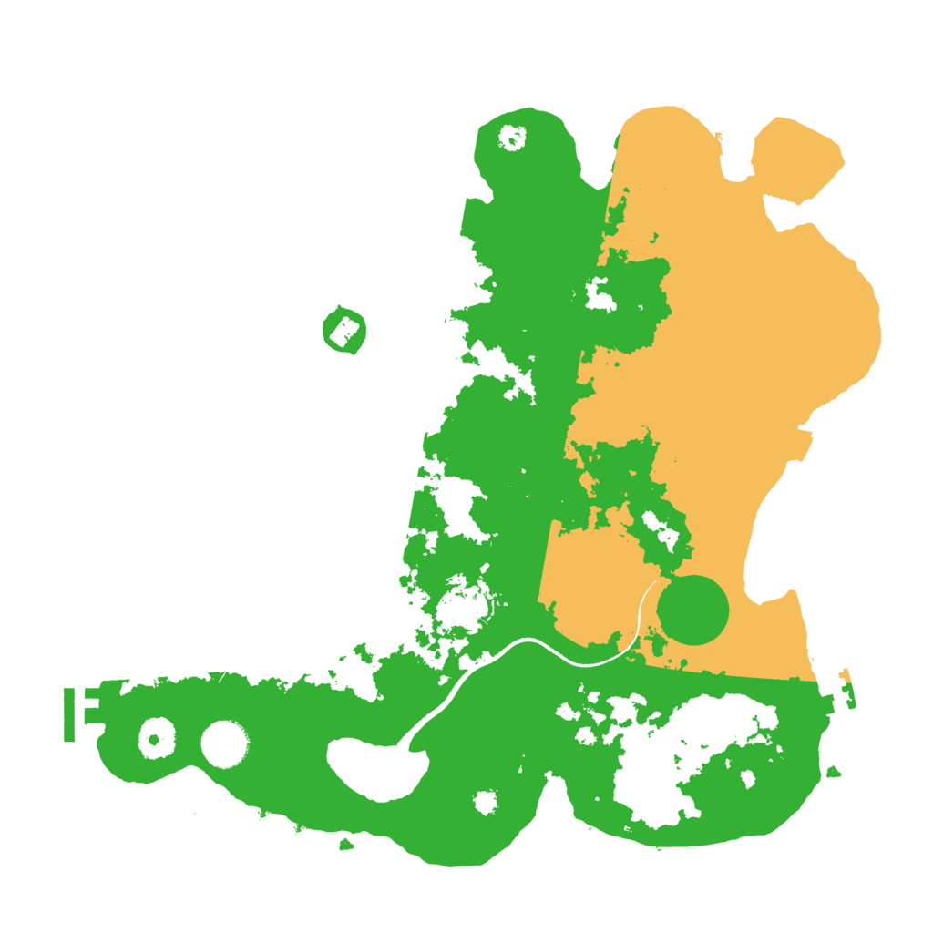 Biome Rust Map: Procedural Map, Size: 3500, Seed: 589760