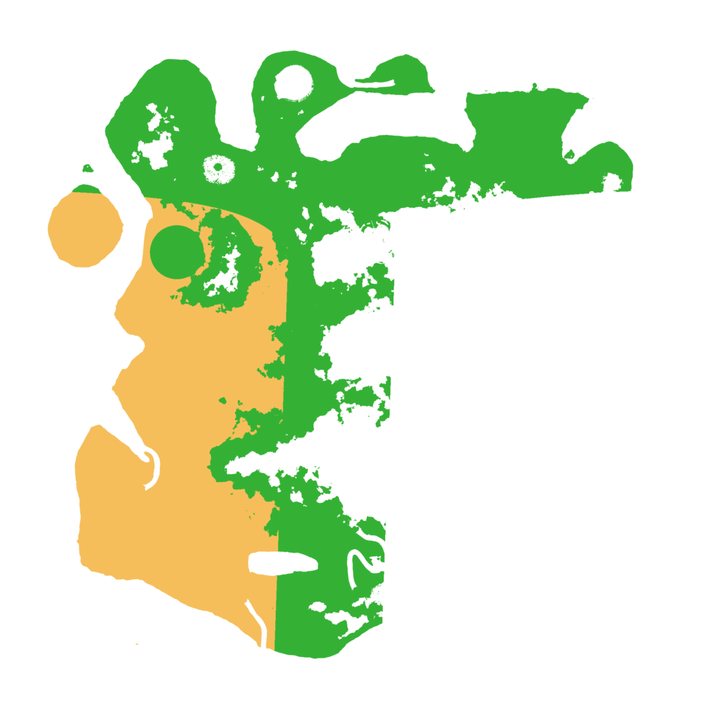 Biome Rust Map: Procedural Map, Size: 3500, Seed: 2442346