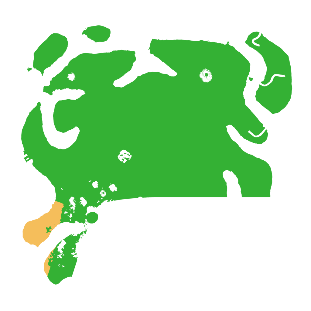 Biome Rust Map: Procedural Map, Size: 3700, Seed: 106423395