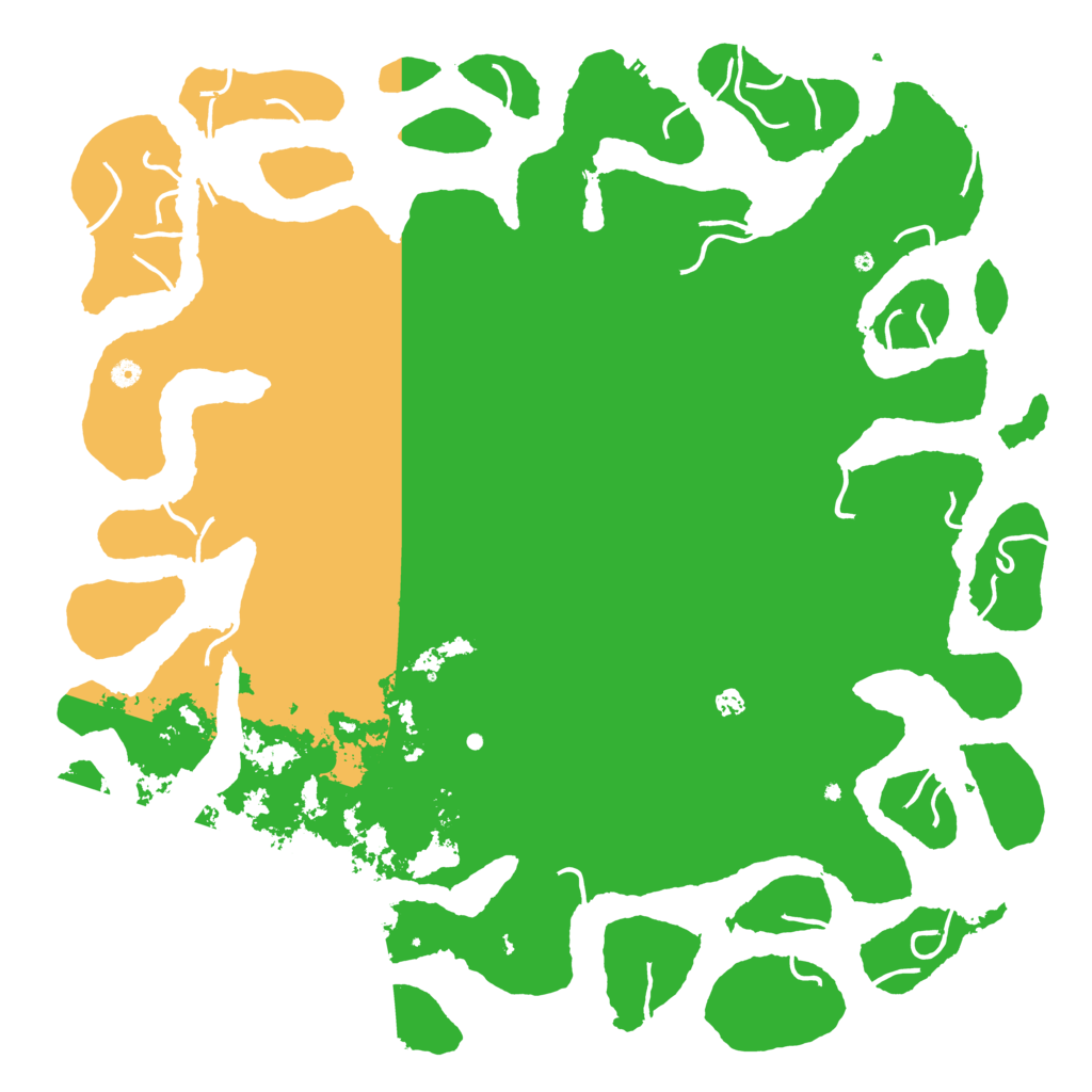 Biome Rust Map: Procedural Map, Size: 5800, Seed: 3000