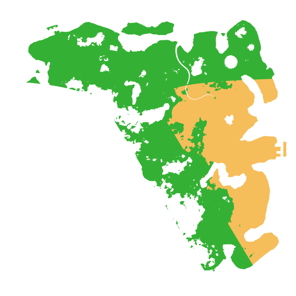 Biome Rust Map: Procedural Map, Size: 4000, Seed: 4221