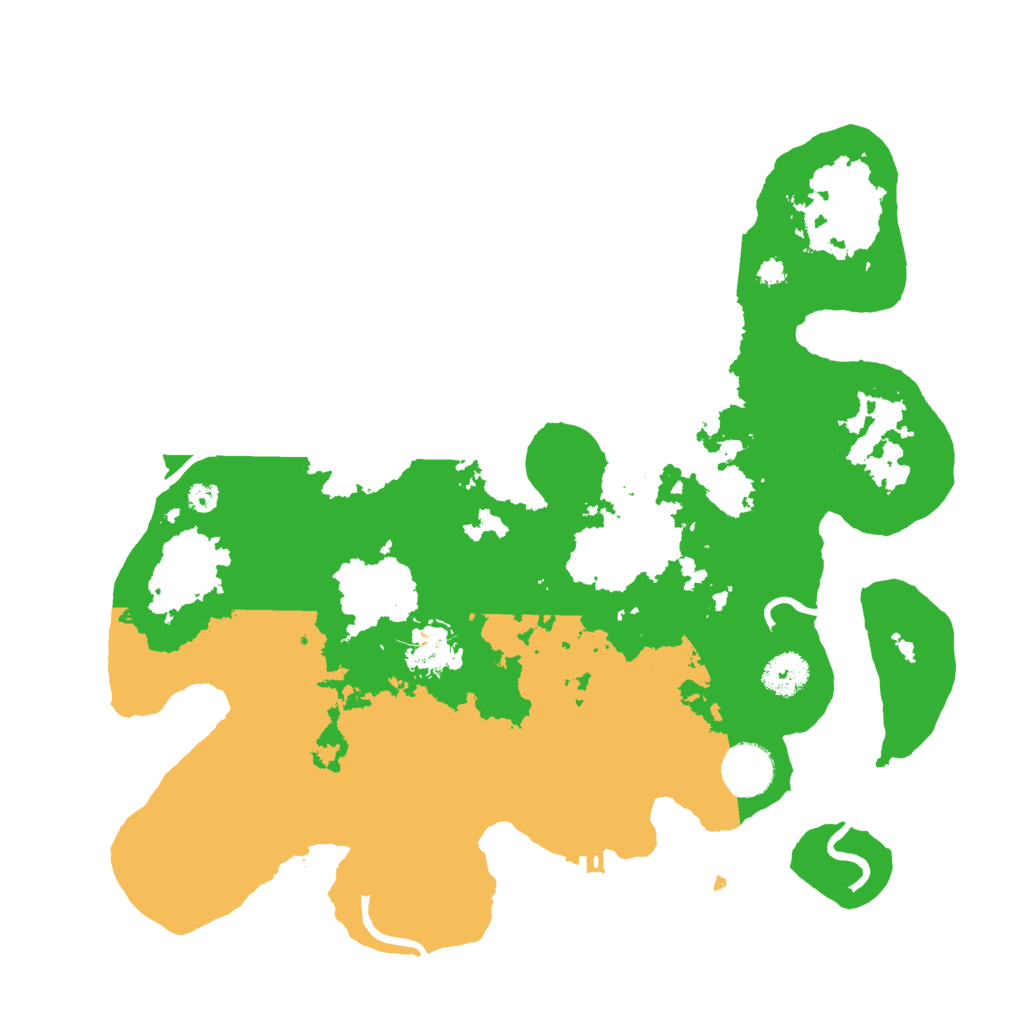 Biome Rust Map: Procedural Map, Size: 3500, Seed: 753004