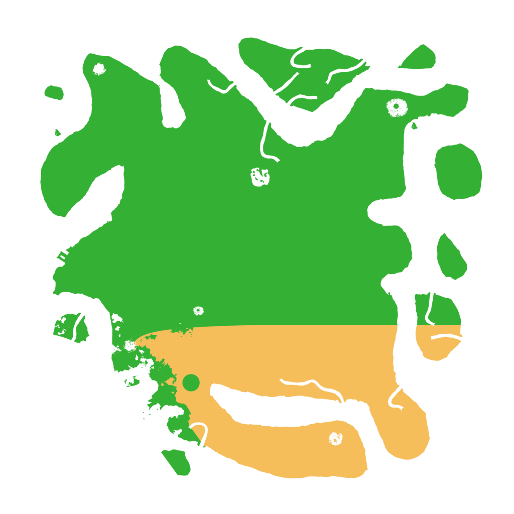 Biome Rust Map: Procedural Map, Size: 3950, Seed: 294439466